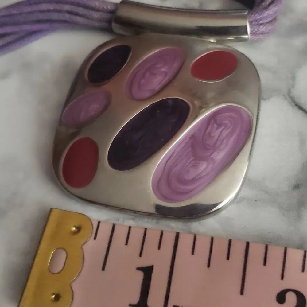 Purple and Pink Statement Necklace‎